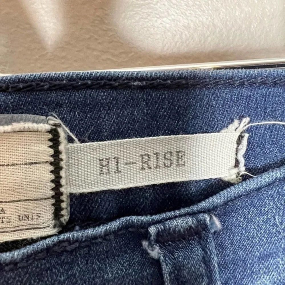 Free people 61855-16515125 Skinny hi-rise denim blue Jeans pockets size 26